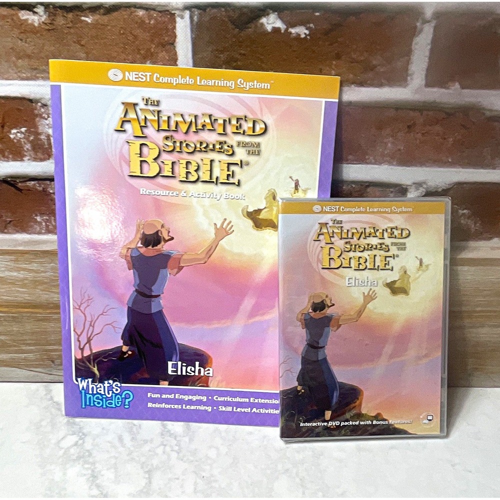NEST The Animated Stories from the Bible: Elisha Interactive DVD & Workbook
